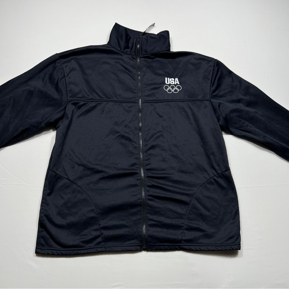 Men's Navy Lightweight Full-Zip Jacket with USA Logo size Xl